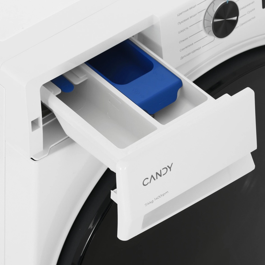 Стиральная машина с сушкой Candy Nova C33D4 474MBBW-07 7 кг, белый фото 10