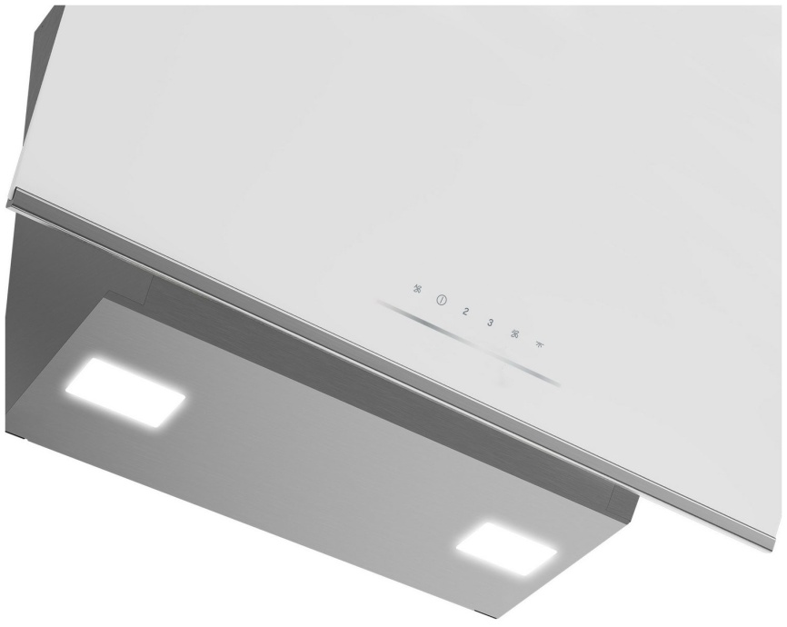 Вытяжка Grundig GDSP2464BWSC, электронное управление, 720м /ч, наклонная, пристенная установка фото 3