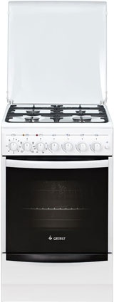 Комбинированная плита Gefest ПГЭ 5102-02 50 см, 52 л, 4 конфорки, белый фото 1