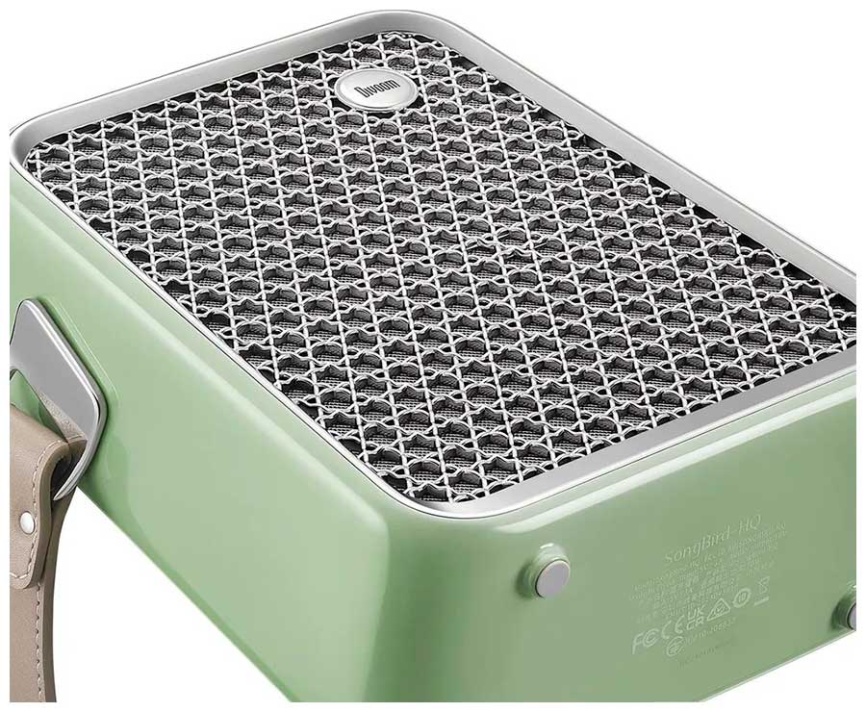 Портативная колонка с двумя микрофонами Divoom SongBird-HQ 2, зеленый фото 7