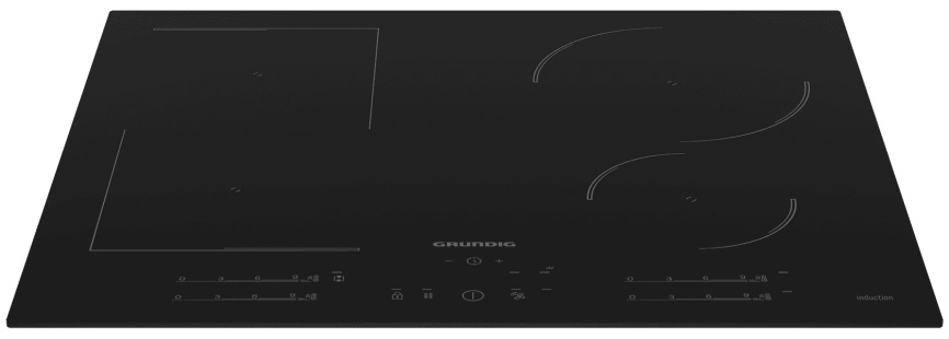 Электрическая варочная панель Grundig GIEI627474PN 59 см, 4 конфорки стеклокерамика, черный фото 5