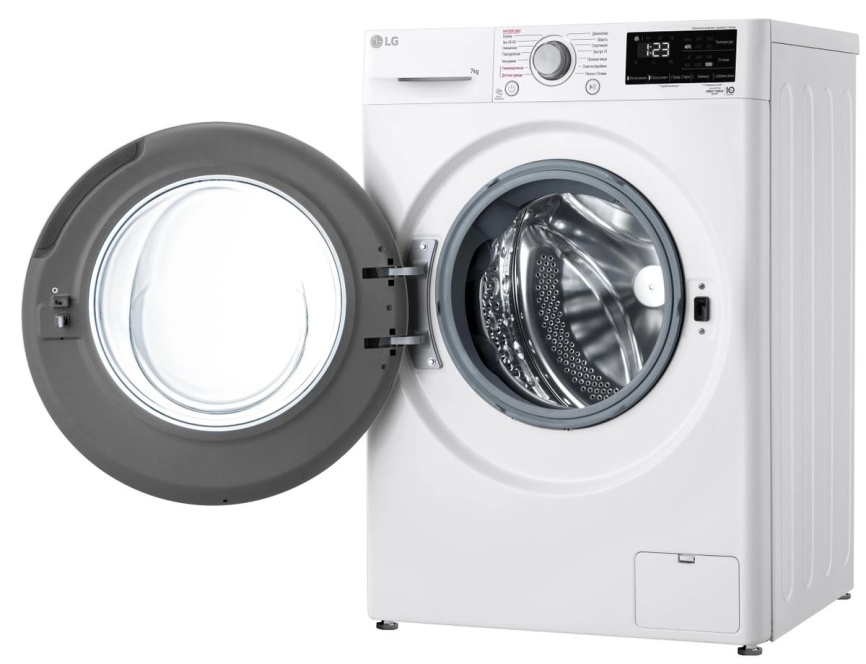 Стиральная машина LG F2V3HS4W автомат 7 кг, белый фото 3