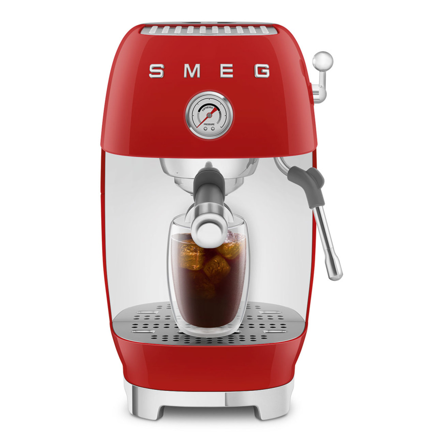 Рожковая эспрессо кофемашина SMEG ECF03RDEU фото 9