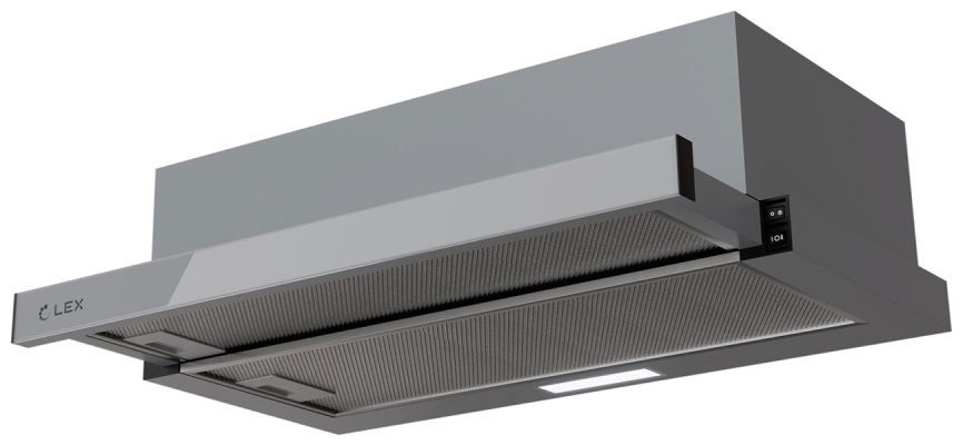 Вытяжка LEX HIDE G 600 GREY фото 1