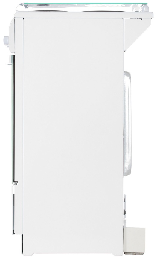 Электроплита De luxe 5003.17 50 см, 4 конфорки, белый фото 3