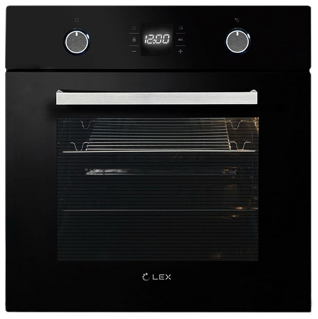 Электрический духовой шкаф LEX EDP 094 BL 59 см, 60 л, гриль и конвекция, черный фото 1