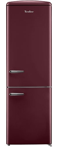 Двухкамерный холодильник Tesler RB-330 CHERRY RED фото 1