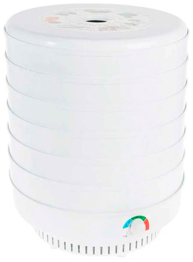 Сушилка для овощей и фруктов Ветерок 2У (6 поддонов, белый) фото 1