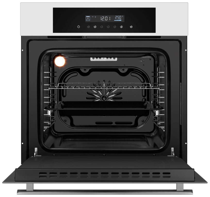 Электрический духовой шкаф Maunfeld AEOD6063W 59 см, 60 л гриль конвекция, белый фото 2