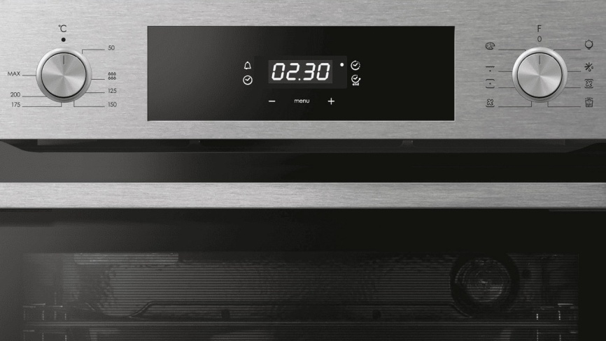 Электрический духовой шкаф Candy COS625XBL 59 см, 70 л гриль конвекция, серебристый фото 2