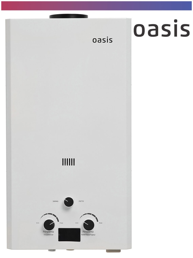 Газовый водонагреватель Oasis OR-24 W белый фото 1
