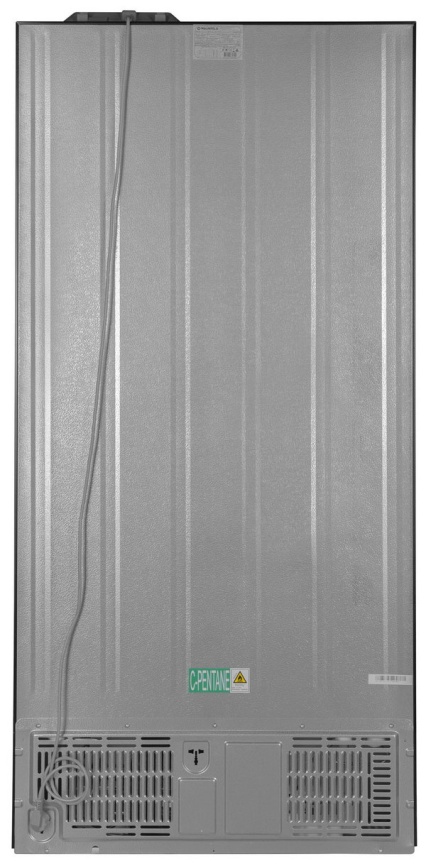 Холодильник Side-by-Side Maunfeld MFF177NFSE No frost, серый металлик фото 16