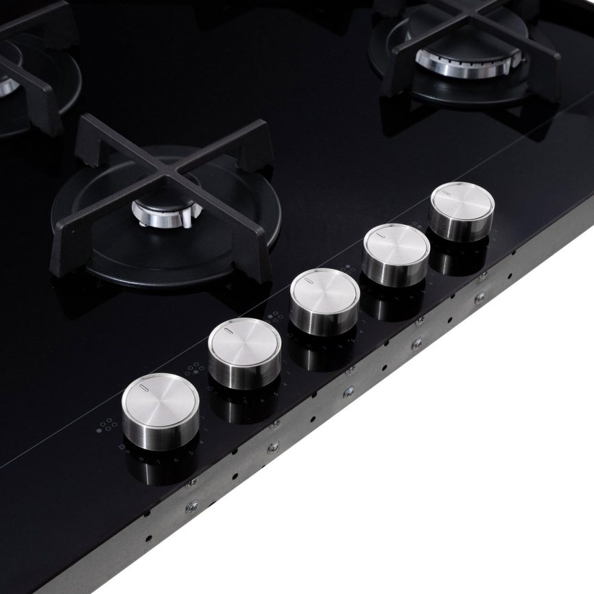 Газовая варочная панель De’Longhi NSL 590D NCM RUS 90 см, 5 конфорок электроподжиг газконтроль, черный фото 7