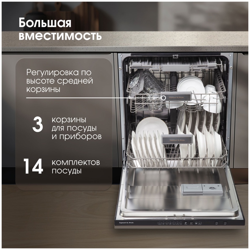 Встраиваемая посудомоечная машина Zigmund & Shtain DW 308.6 фото 9