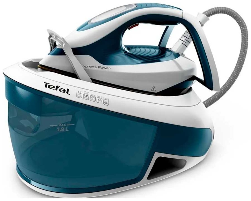 Парогенератор Tefal Express Power SV8111E0, белый/голубой фото 1