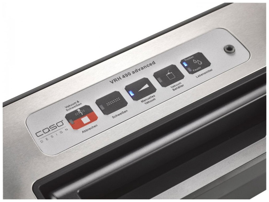 Вакуумный упаковщик Caso VRH 490, 110 Вт, импульсный режим, электронное управление фото 6