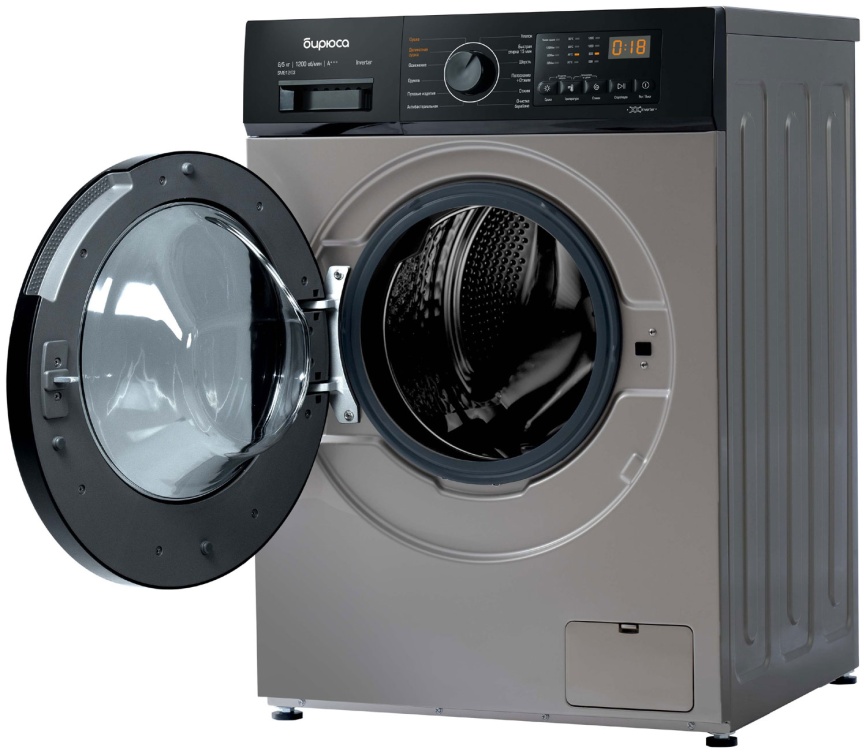 Стиральная машина с сушкой Бирюса WMD-SM812/03 B 8 кг, золотой фото 3