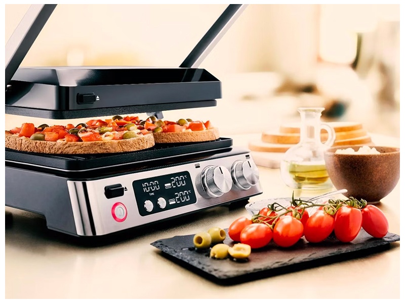 Электрогриль  Braun CG7040, дисплей, мощность 2000 Вт, съемные пластины фото 8