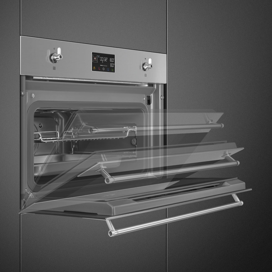 Встраиваемая электрическая духовка SMEG SMEG SO4302S3X фото 8