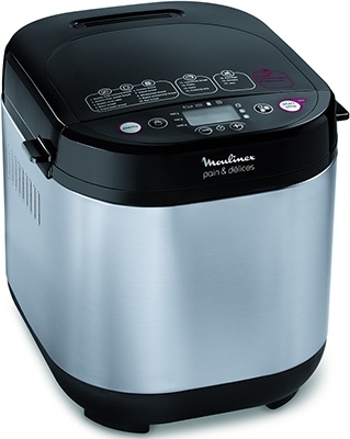 Хлебопечка Moulinex Pain & Delices OW240E30, дисплей, черный/серый фото 1