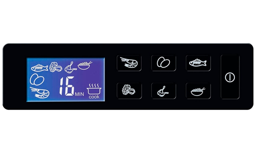 Пароварка Steba DG 2, дисплей, жк-дисплей, таймер на 30 минут, нержавеющая сталь фото 5