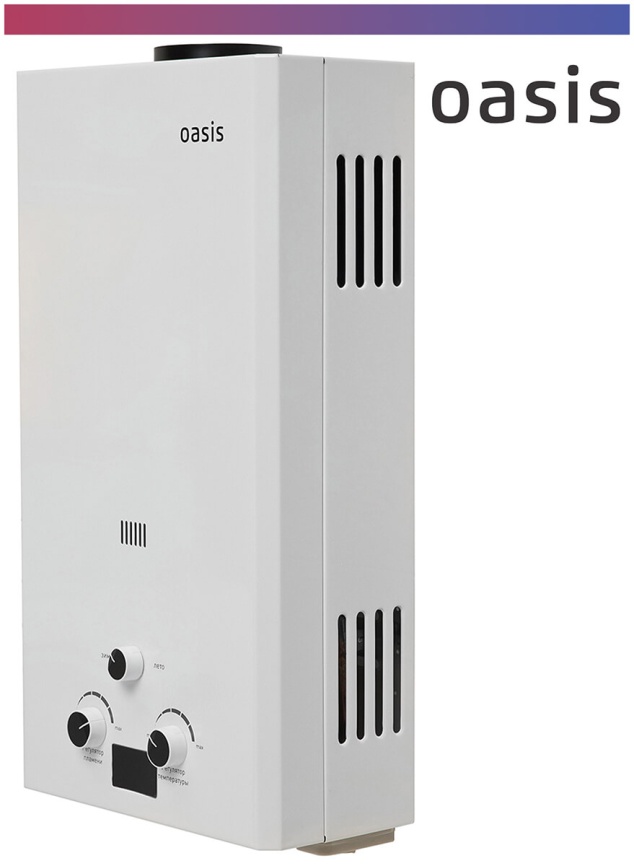 Газовый водонагреватель Oasis OR-24 W белый фото 2