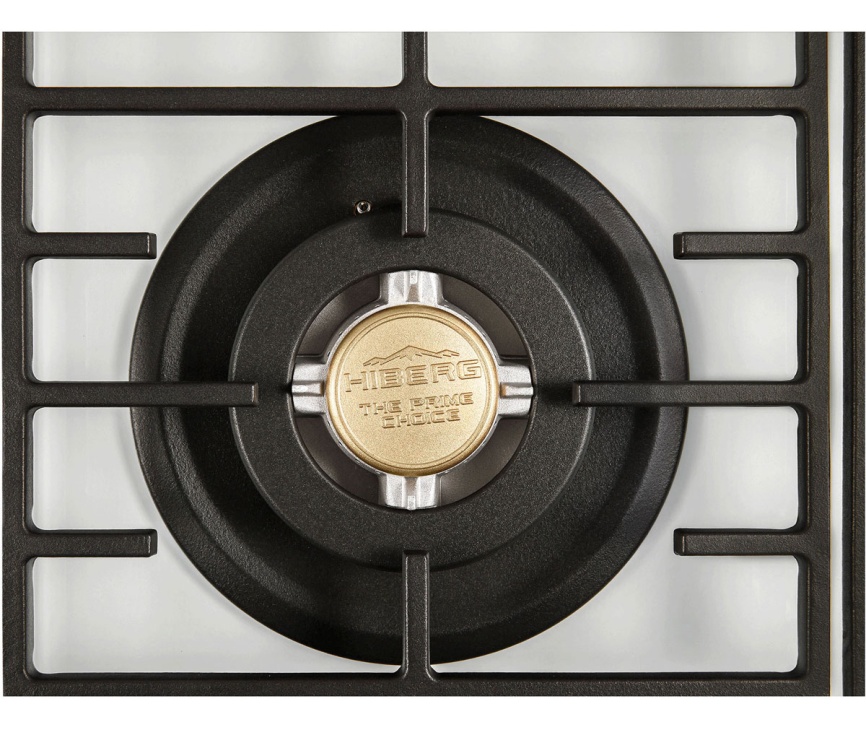 Газовая варочная панель Hiberg VM 9155 W 87 см, 5 конфорок, белый фото 10