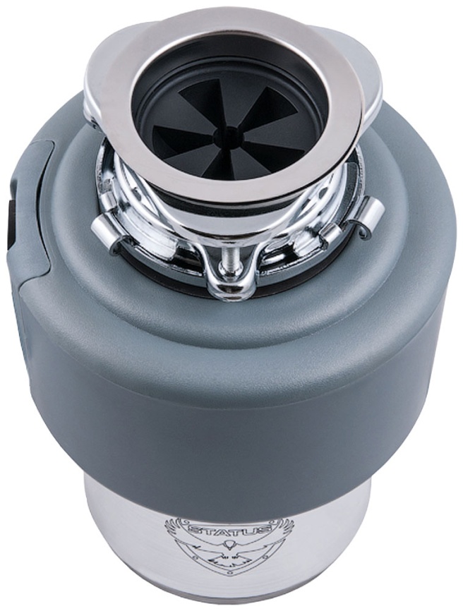 Измельчитель пищевых отходов Status индукционный PREMIUM 200 Серебристый матовый/серый 09810101 фото 3