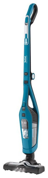 Пылесос вертикальный Tefal Cordless Handstick Dual Force 2 в 1 TY6751WO, голубой фото 1