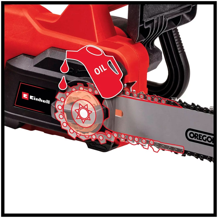 Пила электрическая цепная Einhell GC-EC 2040, 2000 Вт (4501230) фото 5