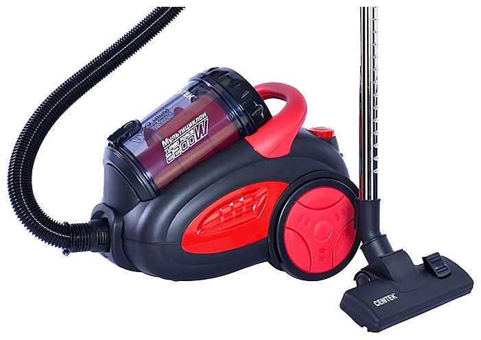 Пылесос напольный Centek CT-2520 Black/Red фото 2