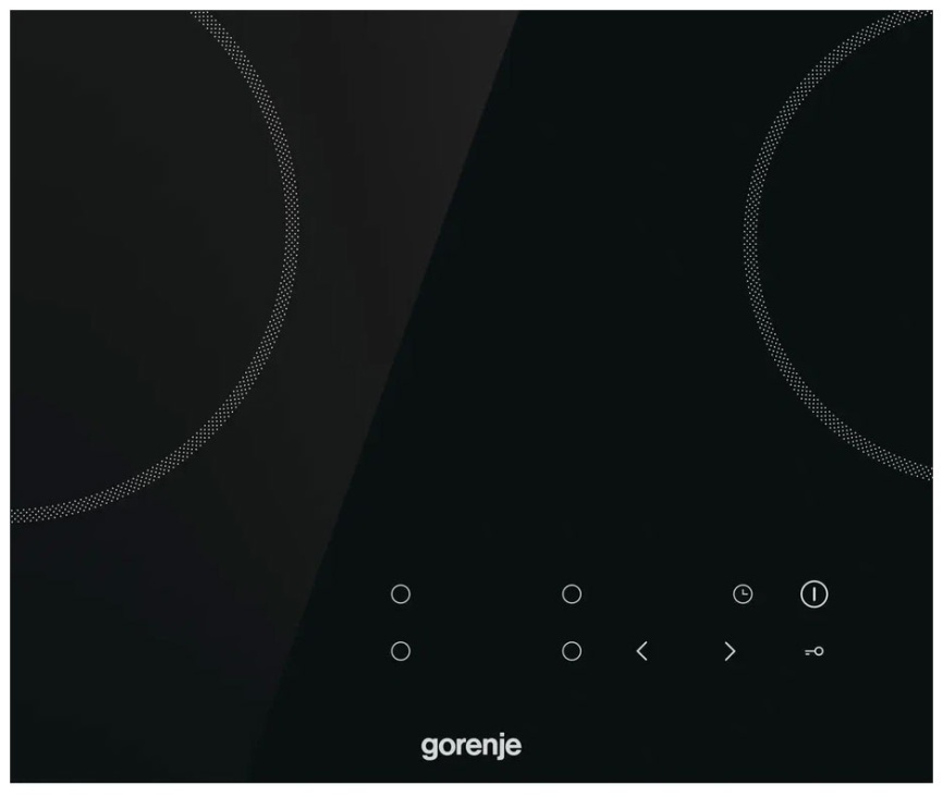 Электрическая варочная панель Gorenje ECT64BSCE 59 см, 4 конфорки стеклокерамика, черный фото 3