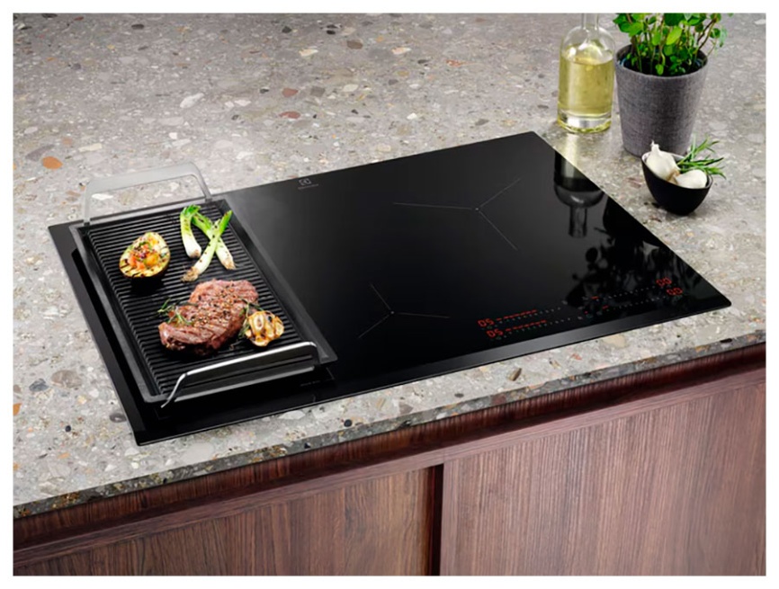 Электрическая варочная панель Electrolux EIS82453 78 см, 4 конфорки стеклокерамика, черный фото 9