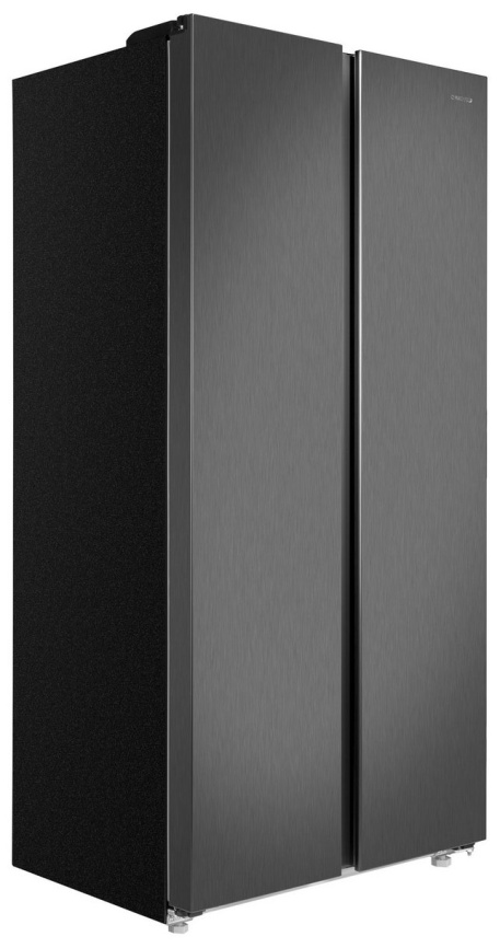 Холодильник Side-by-Side Maunfeld MFF177NFSE No frost, серый металлик фото 7