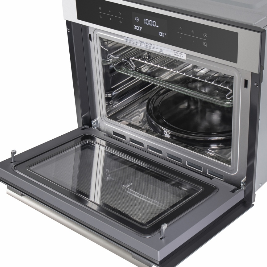 Электрический духовой шкаф Maunfeld MCMO.44.9S 59 см, 44 л гриль конвекция, серебристый фото 5