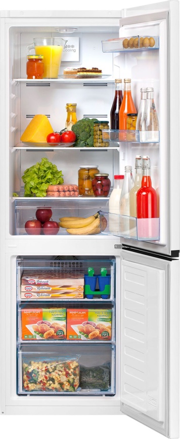 Двухкамерный холодильник Beko B1RCNK272W No frost, белый фото 2