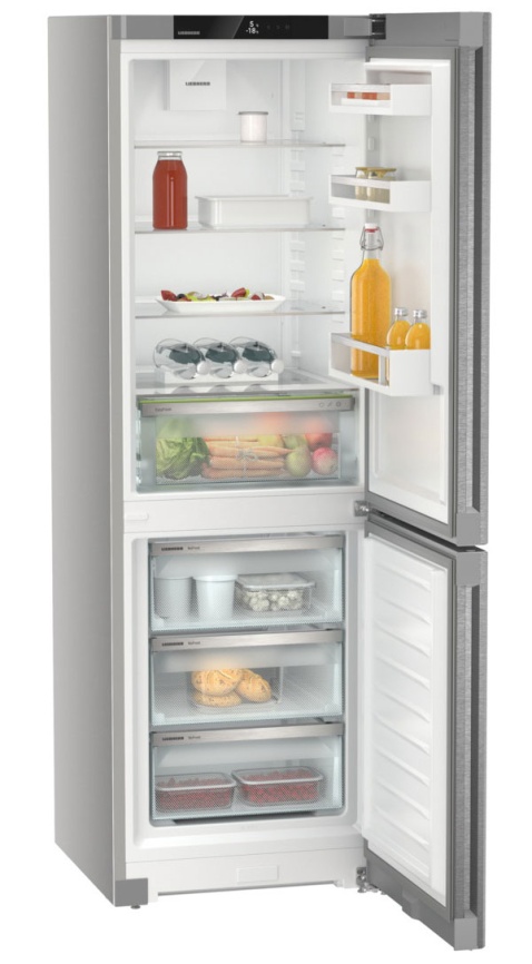 Двухкамерный холодильник Liebherr CNsdc 5203-22 001 No frost, серебристый фото 2