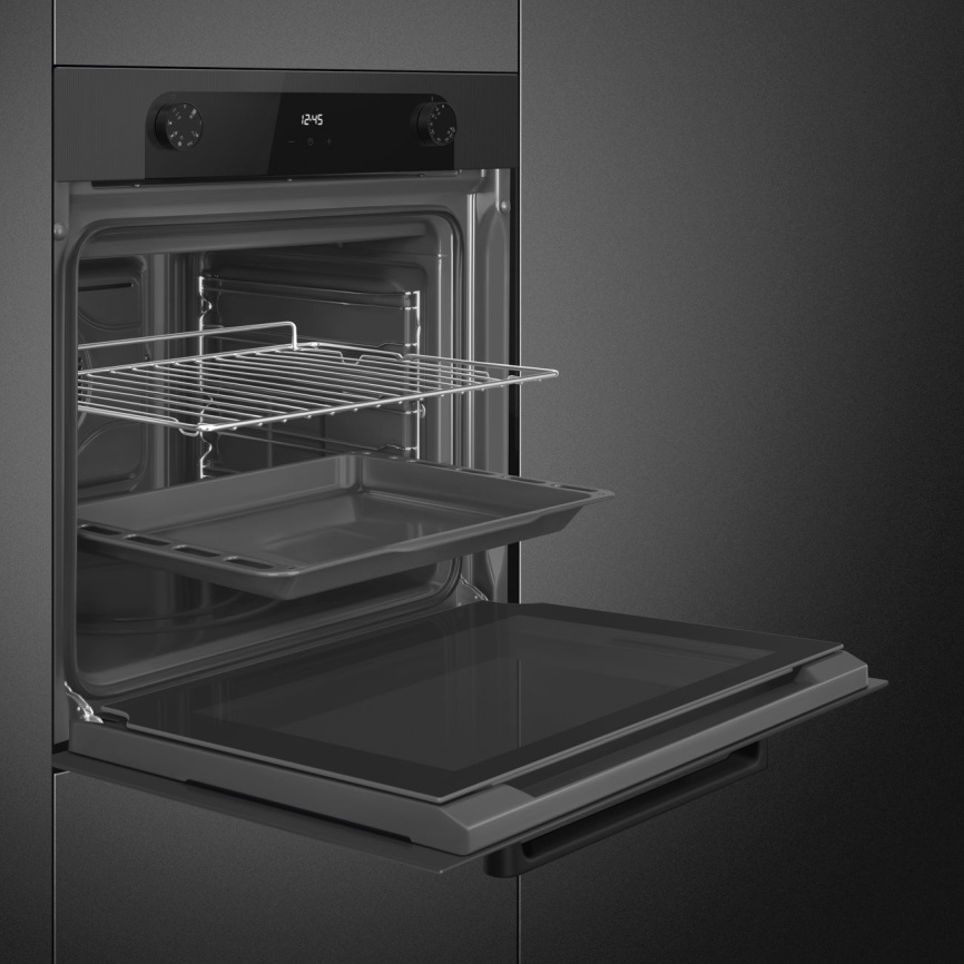 Встраиваемый духовой шкаф SMEG SF6200TB фото 3