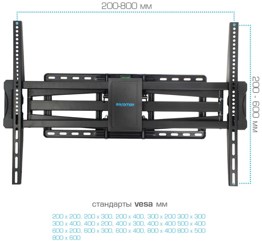 Кронштейн для телевизора Kromax ATLANTIS-75 black фото 10