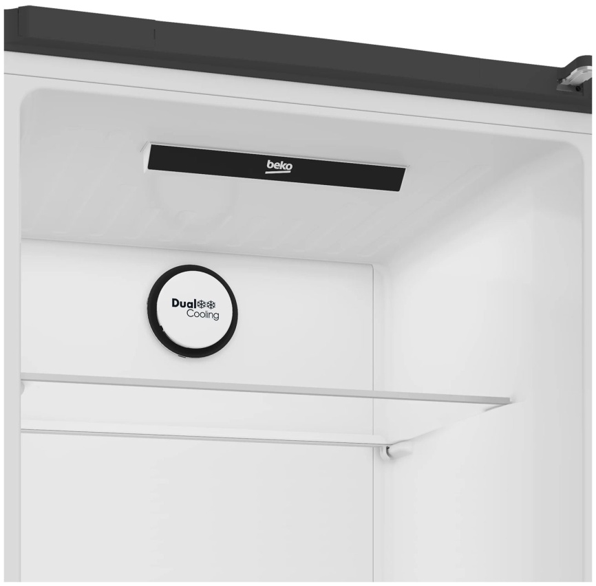 Двухкамерный холодильник Beko B3R0CNK402HG No frost, серый фото 6