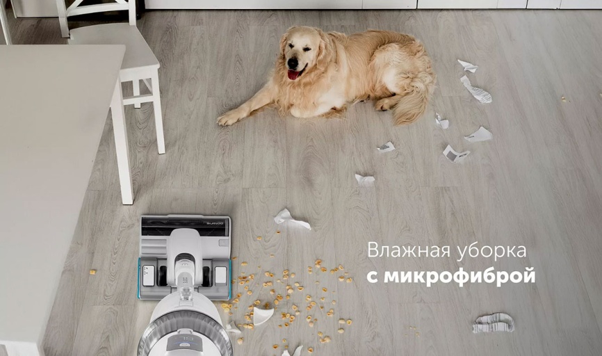 Пылесос портативный Polaris PVCS 8200 Handstick Duo Pro WIFI IQ Home, белый фото 12