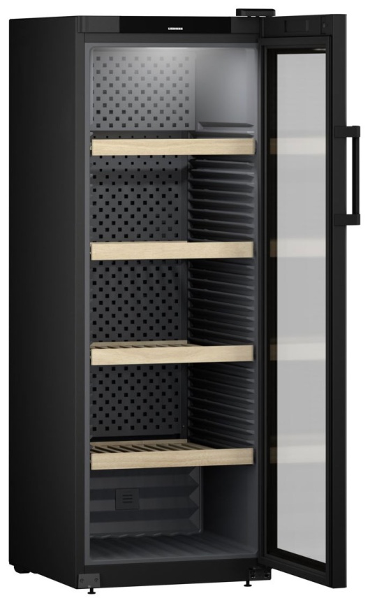 Винный шкаф Liebherr WPbl 5001-20 001, с замком, инверторный компрессор, черный фото 3