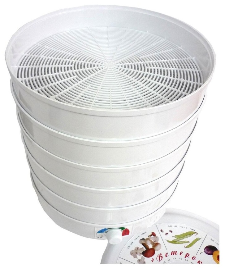 Сушилка для овощей Ветерок 2 5 поддонов белая (ЭСОФ-0.6/220) фото 2
