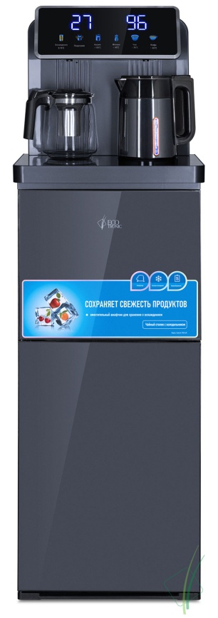 Тиабар Ecotronic TB35-LFR dark grey, с чайным столиком, с холодильником, напольный (ETK12698) фото 1