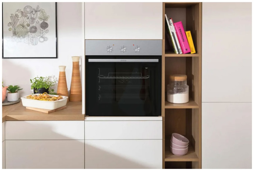 Электрический духовой шкаф Gorenje BO6727E03NX 59 см, 73 л гриль конвекция, серебристый фото 10