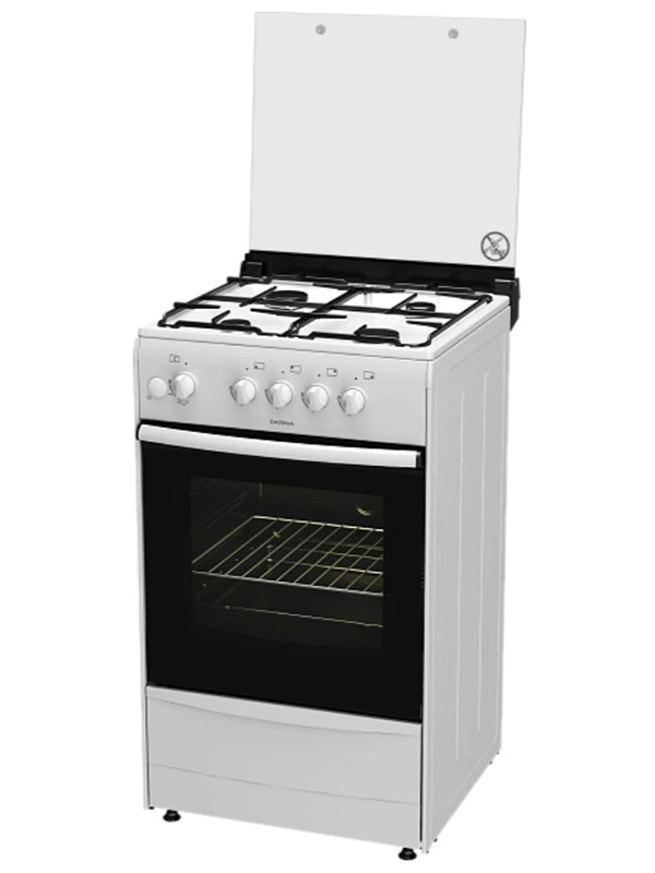Газовая плита Darina 1B GM 441 105 W 50 см, 50 л, 4 конфорки, белый фото 2