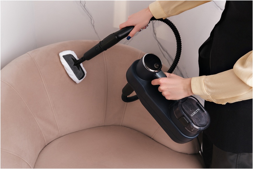 Паровая швабра Garlyn PM-1300, 1300 Вт, 10 насадок, нагрев 30 сек фото 13