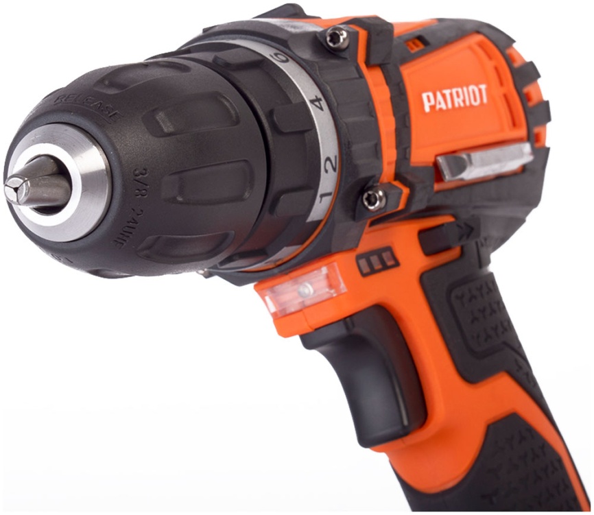 Дрель-шуруповерт Patriot BR 181UES аккум. патрон:быстрозажимной (кейс в комплекте) фото 2