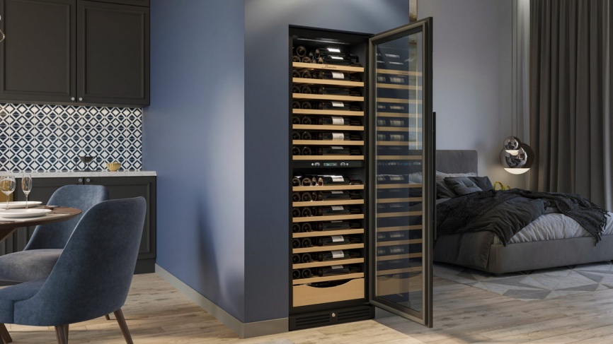 Винный шкаф Libhof SMD-110 slim black фото 17