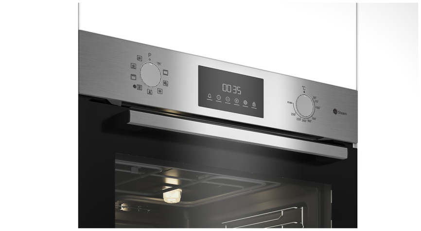 Электрический духовой шкаф Indesit IFSE 3841 J IX 59 см, 72 л гриль конвекция, серебристый фото 4